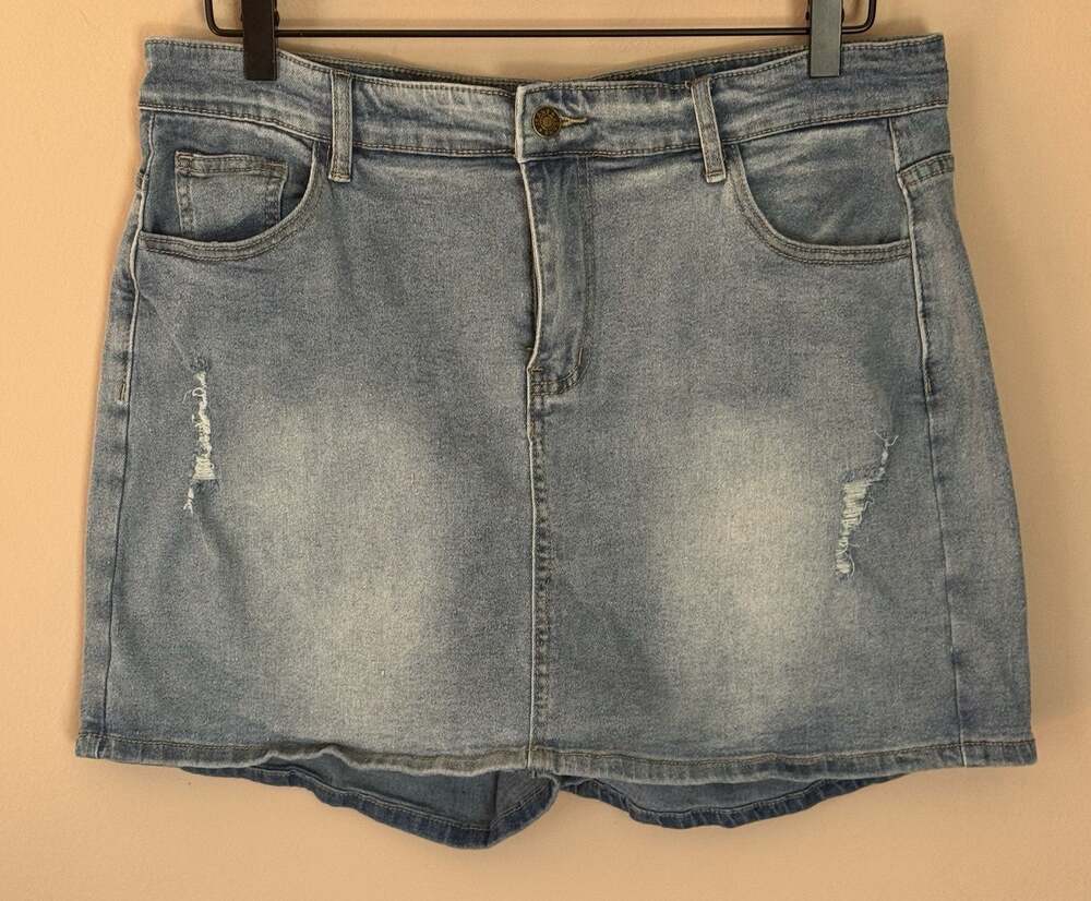 Mini Denim Skort XL